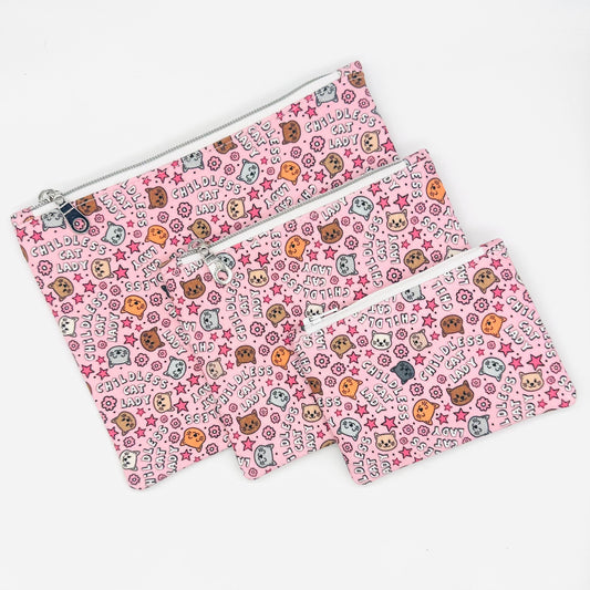 Childless Cat Lady Zipper Pouch