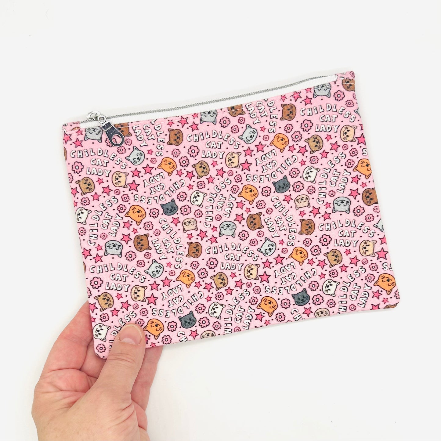 Childless Cat Lady Zipper Pouch