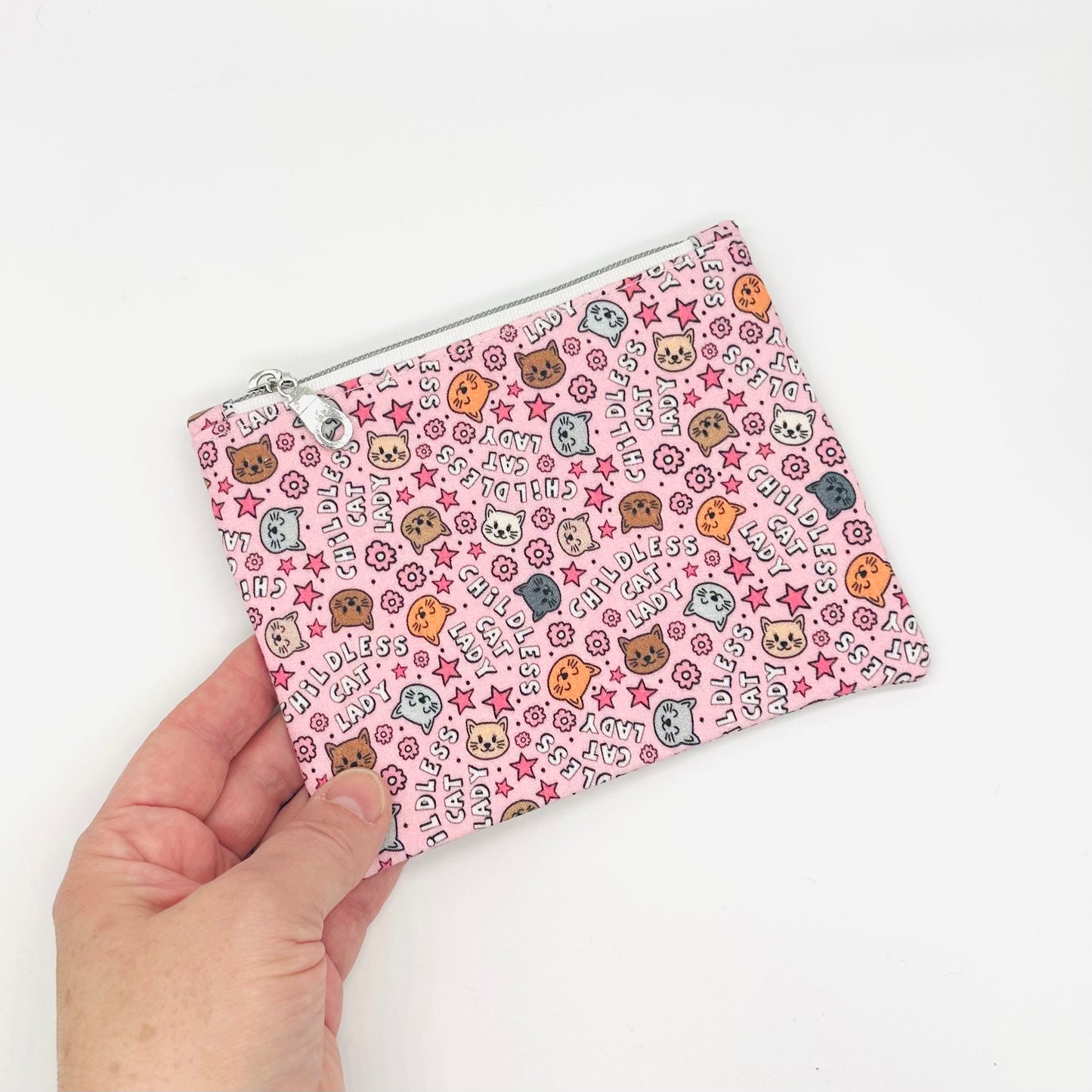 Childless Cat Lady Zipper Pouch