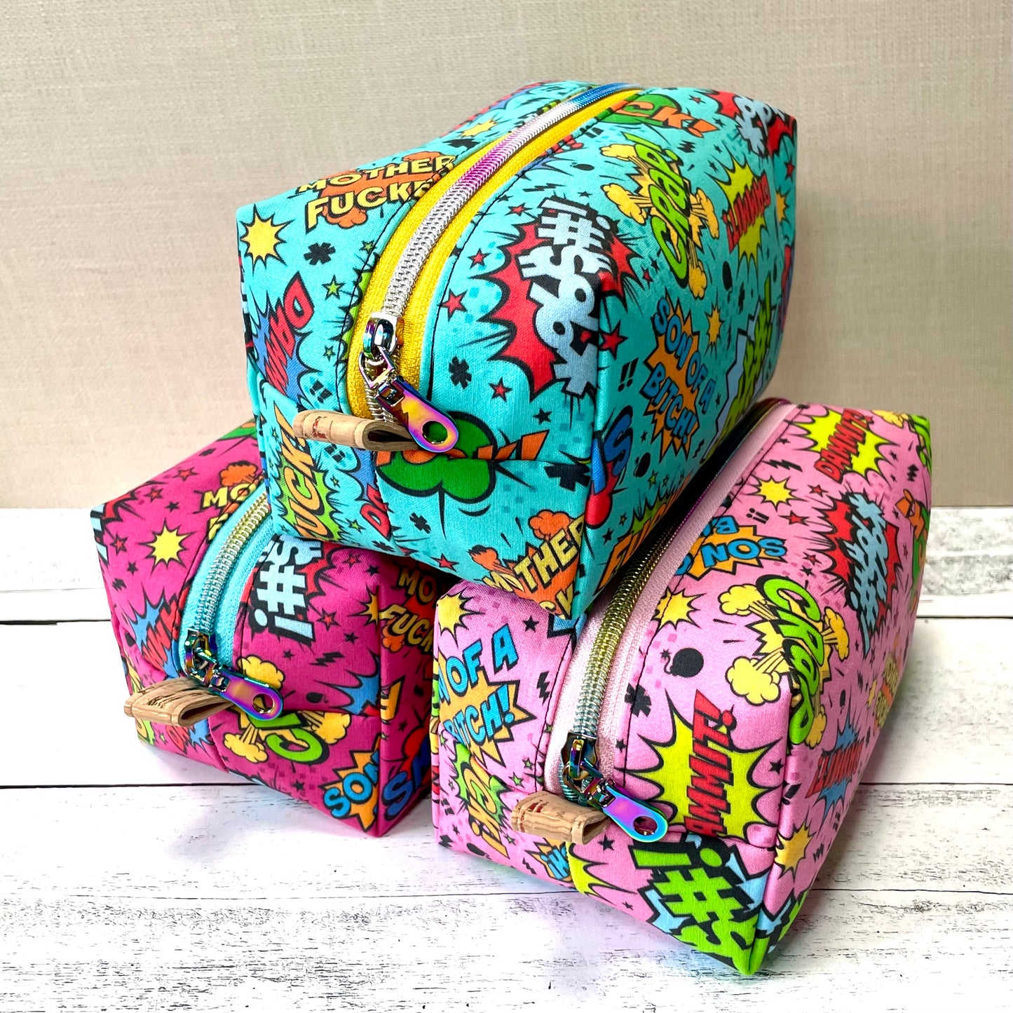 Comic Sweary Boxy Bag