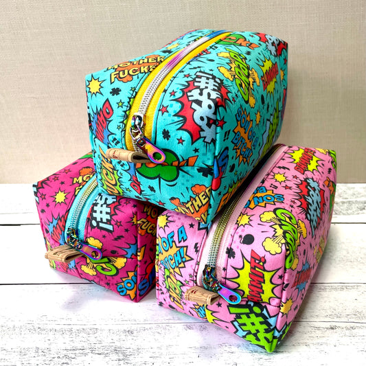 Comic Sweary Boxy Bag