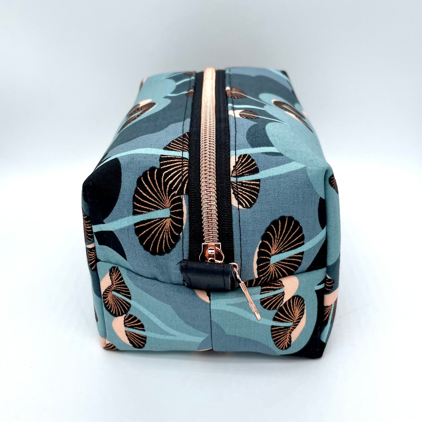 Rose Gold Metallic Mushroom Boxy Bag