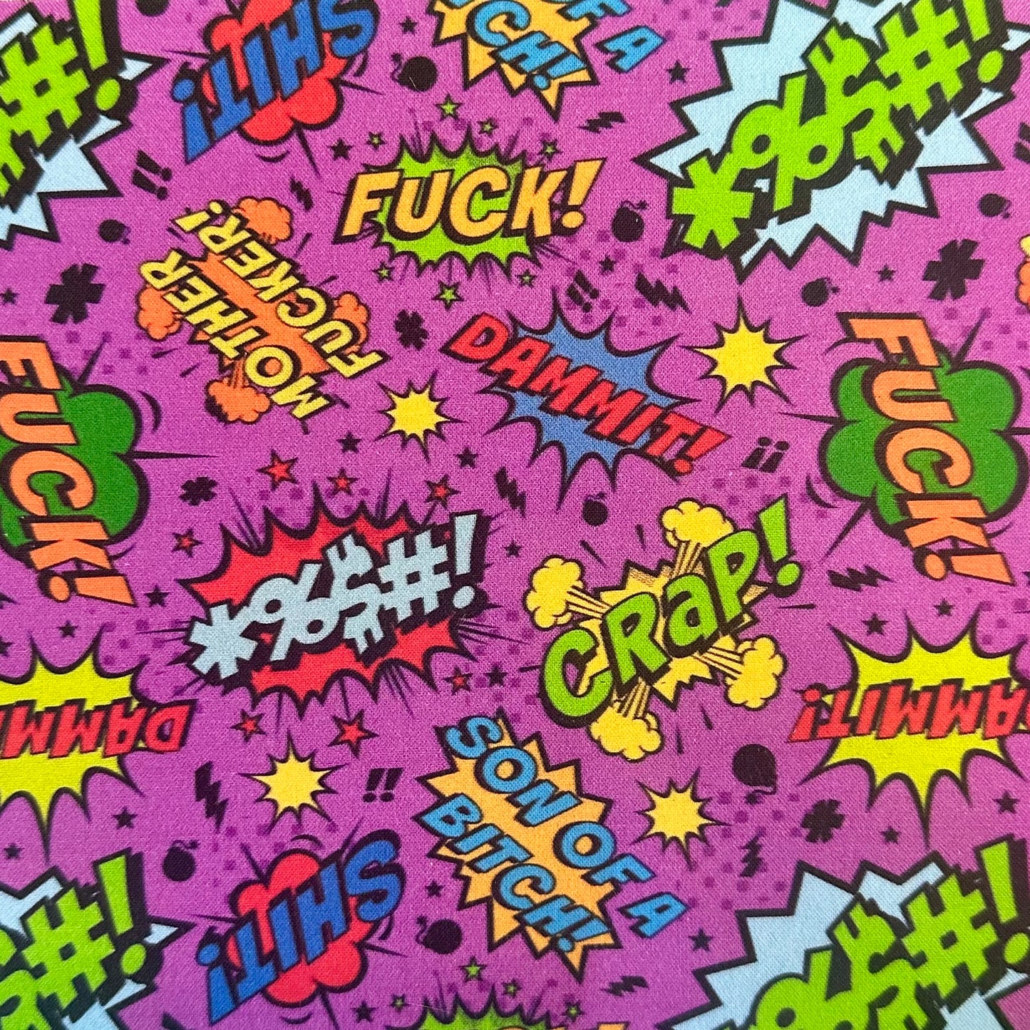 Comic Sweary Boxy Bag