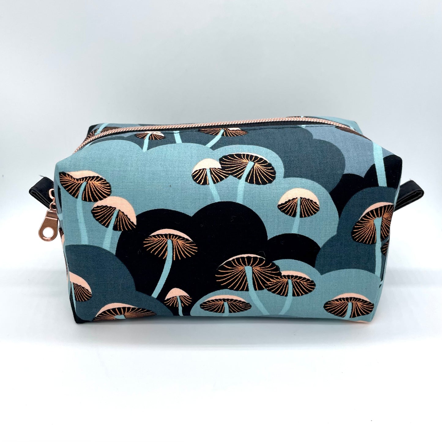 Rose Gold Metallic Mushroom Boxy Bag