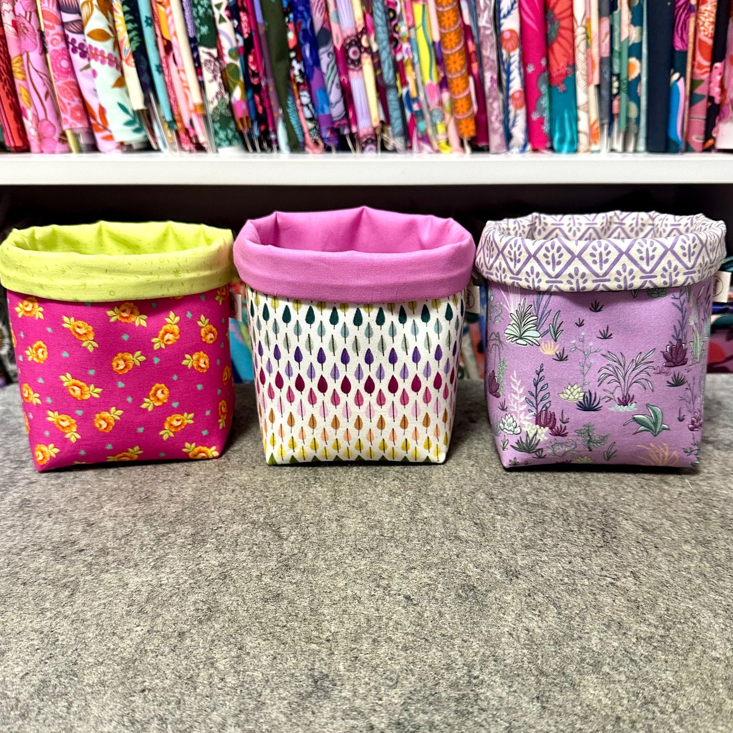 Fabric baskets - for Sam