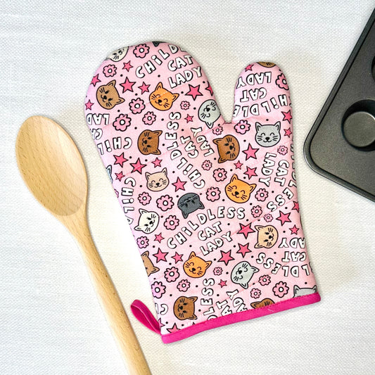 Childless Cat Lady Oven Mitt