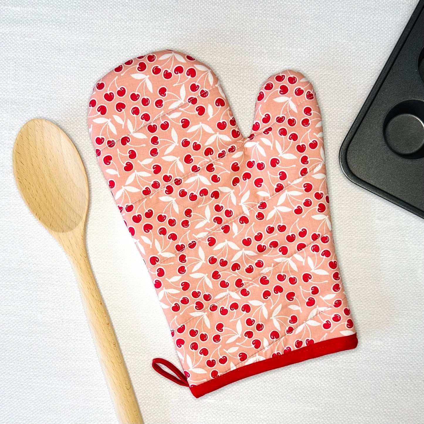 Cherries Oven Mitt