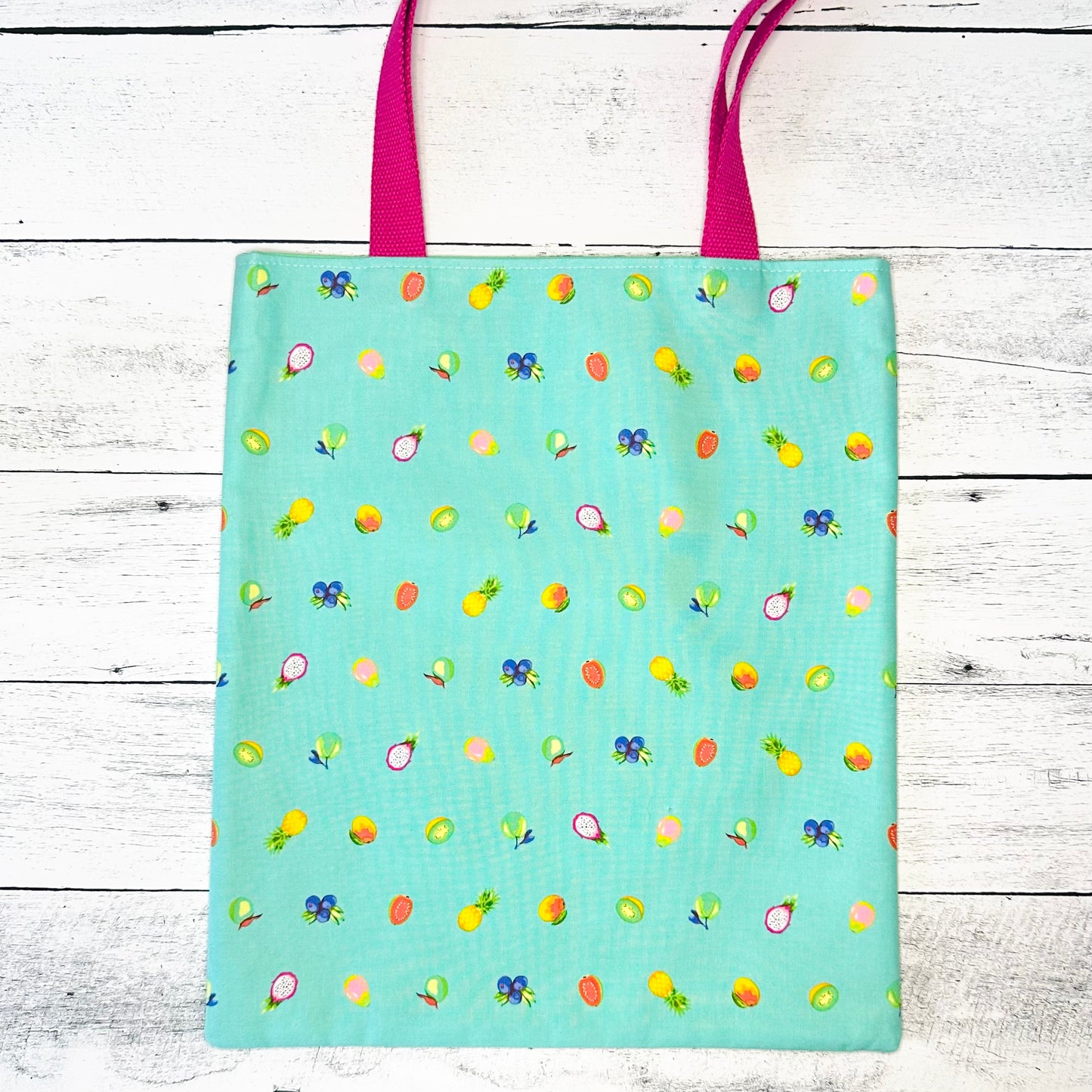 Tropical Fruit/Tula Pink Tote Bag