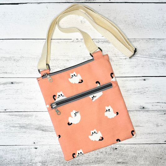 Ghost Cats Crossbody Bag