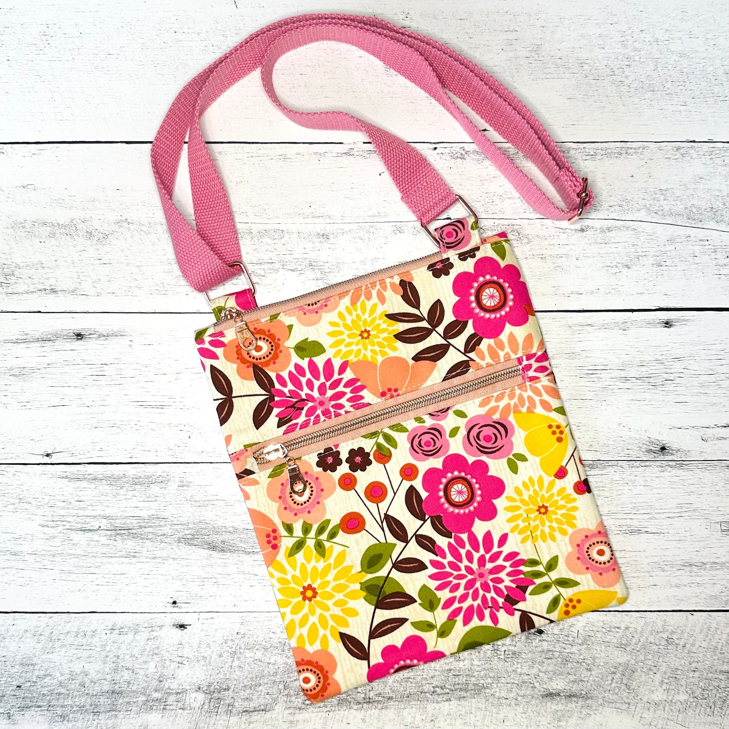 Bright Sunshine Floral Crossbody Bag