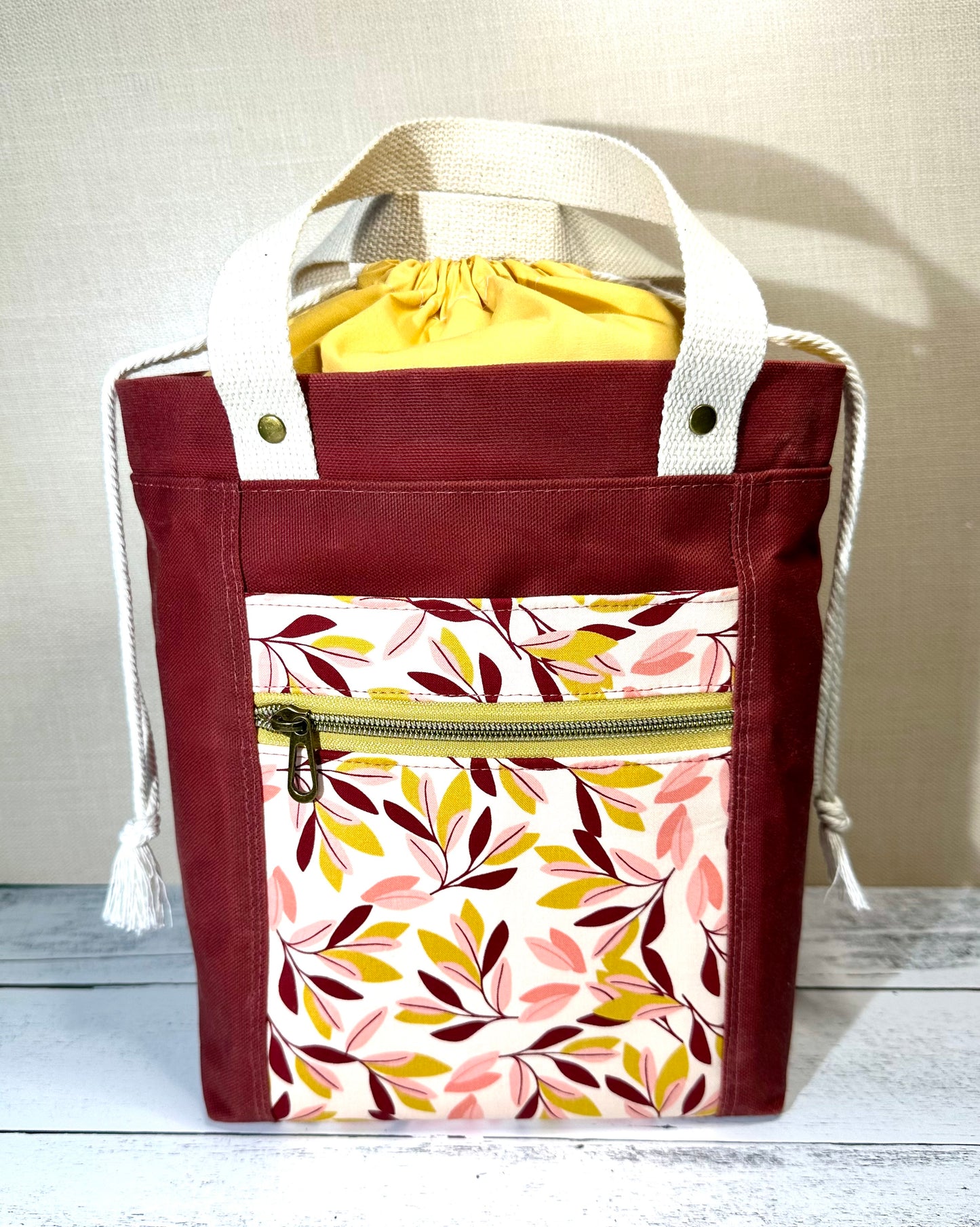 Leafy Floral Firefly Project Tote