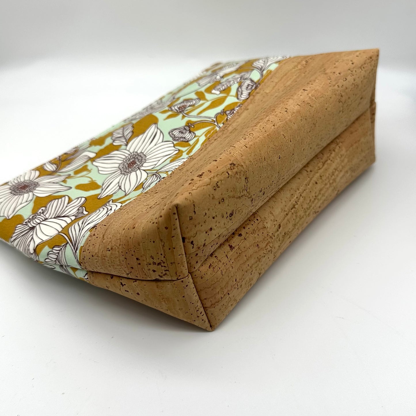 Fall Floral Cork Zipper Pouch