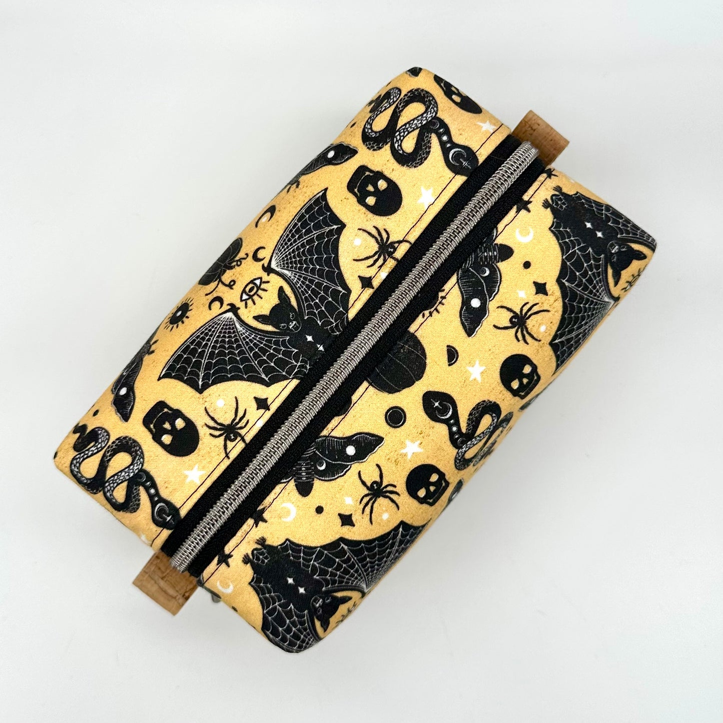 Bats & Snakes Yellow Boxy Bag