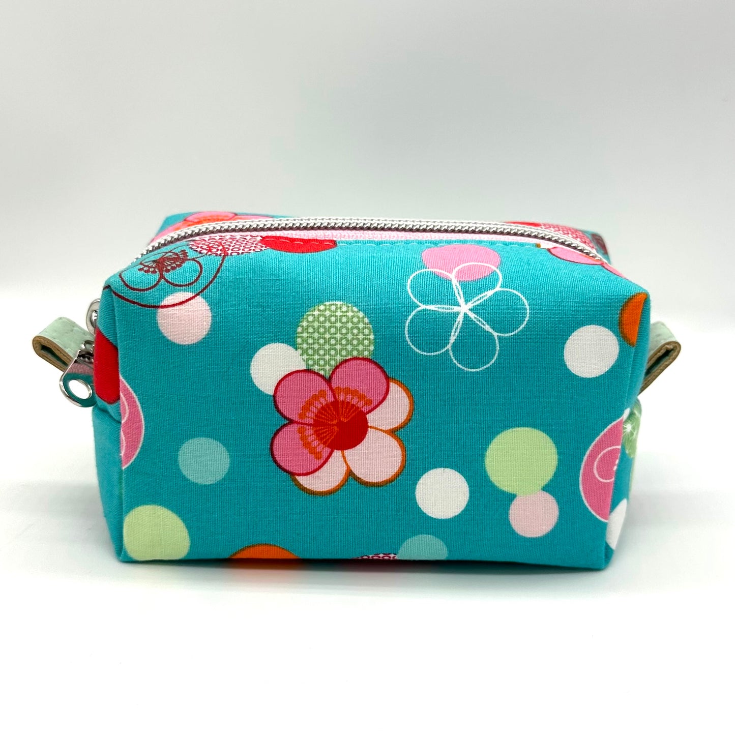 Bright Blue Floral Boxy Bag