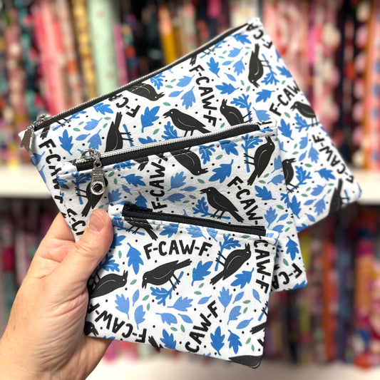 F-CAW-F Crow Sweary Pouch
