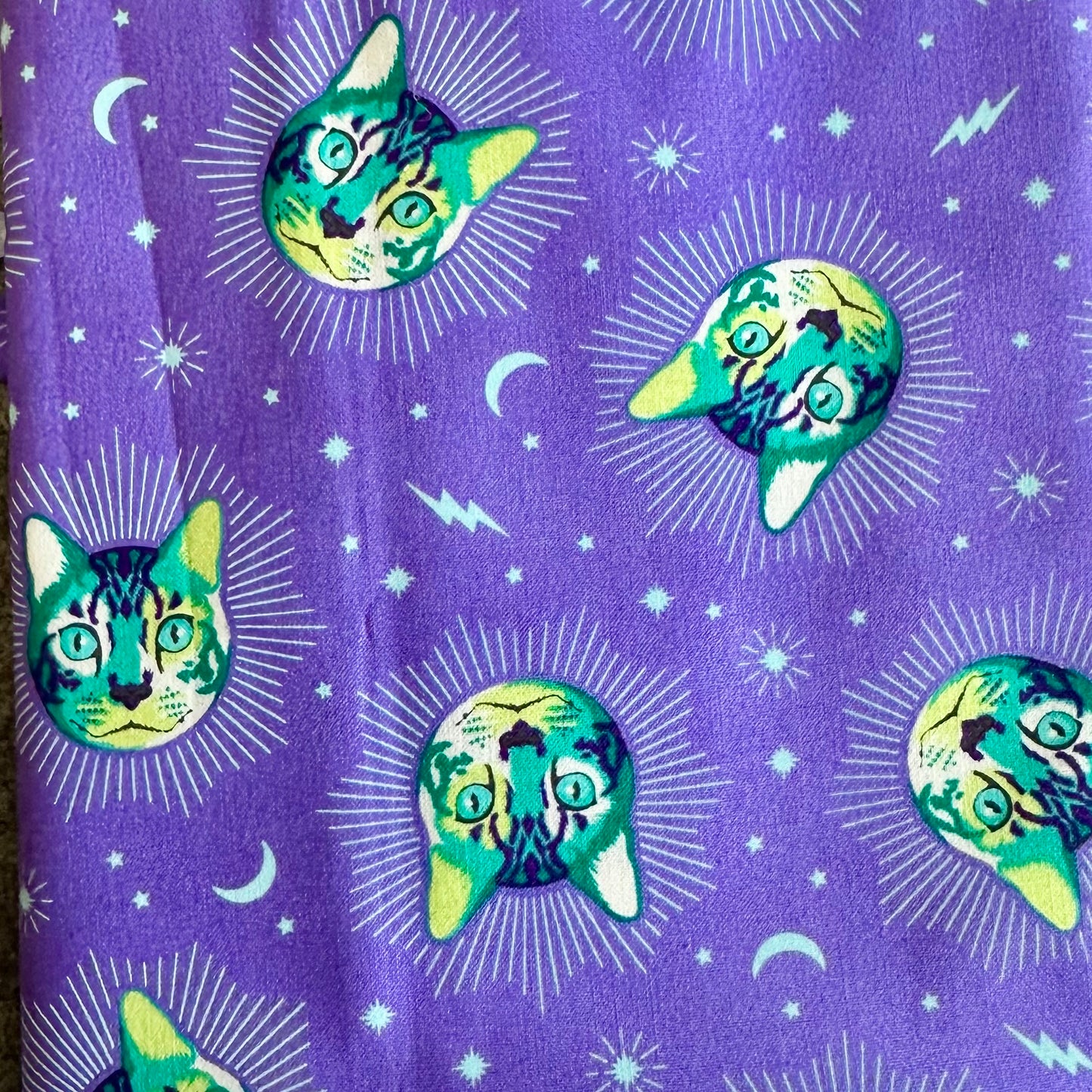 Order for MAI - Black Cat project tote, Cosmic Cat large boxy bag